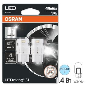 7505DWP-BLI2 OSRAM Лампа W21W/T20 12V 1,4W W3X16D