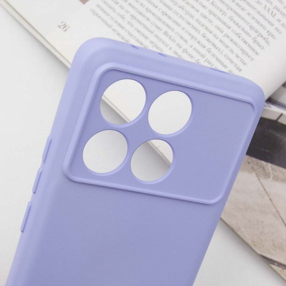 Чехол Silicone Cover Lakshmi Full Camera (A) для Xiaomi Poco X6 Pro Сиреневый / Dasheen | Зображення 4