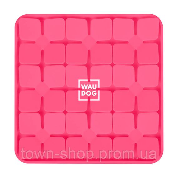 Коврик для поиска корма WAUDOG Silicone, 205х205х17 мм, розовый | Зображення 2