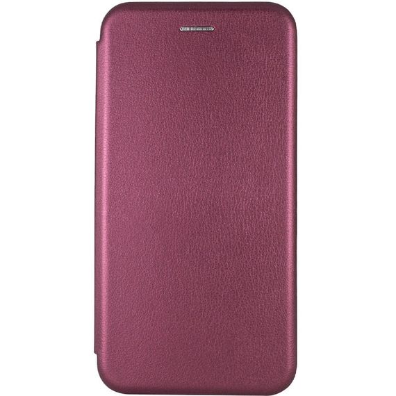 Шкіряний чохол (книжка) Classy для Xiaomi Redmi 9A Слот для візитки, Бордовий