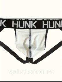 Чоловічі труси джоки Hunk, джоки чоловічі - розмір L, Білий