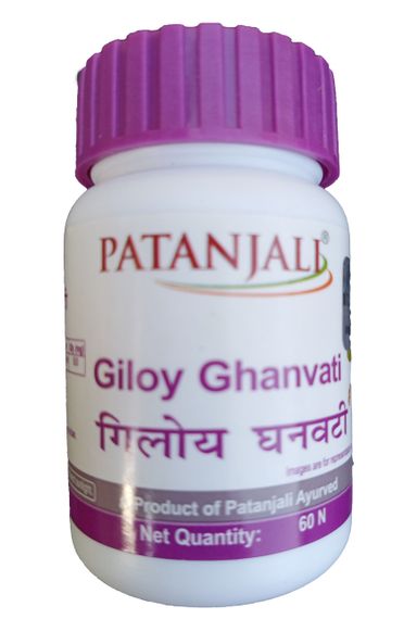 Гилой, Гудучи, Амріт, Amrit, Guduchy, Giloy Ghanvati, 60таб, Patanjali