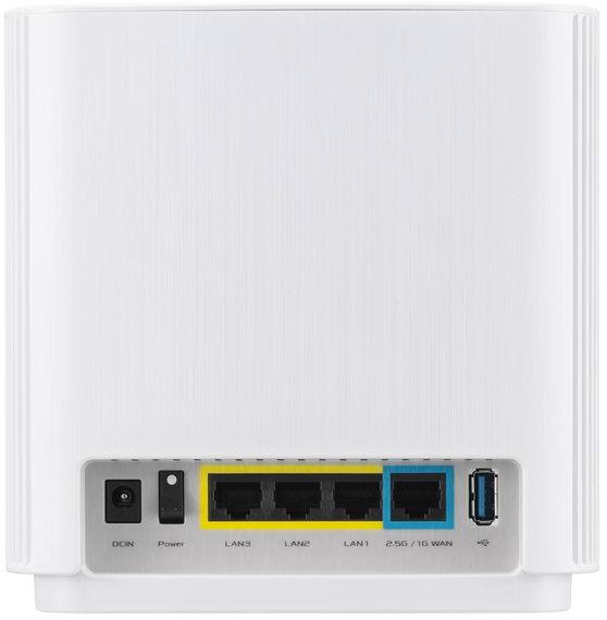Маршрутизатор ASUS ZenWiFi XT9 1PK AX7800 3xGE LAN 1x2.5GE WAN 1xUSB 3.2 MU-MIMO OFDMA MESH white (90IG0740-MO3B60) | Зображення 1