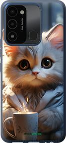 Чохол на Tecno Spark 8C KG5k Білий кіт "5646u-2680-2448"