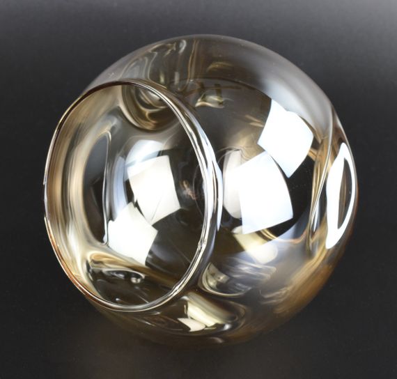 Плафон патрон E27 7075-am 8.5х12х13 см прозоро-бурштиновий | Зображення 1