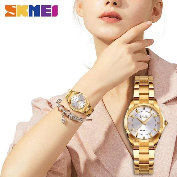 Жіночий годинник Skmei 1620GD Gold | Зображення 3