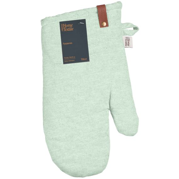 Рукавичка Ardesto Oliver, 18х30см, 100% бавовна, аквамарин (ART05OA)