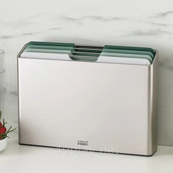 Набір з 4-х обробних дошок Джозеф Джозеф Joseph Joseph Folio Cutting Board Set Large 60197 Оригінал | Зображення 3