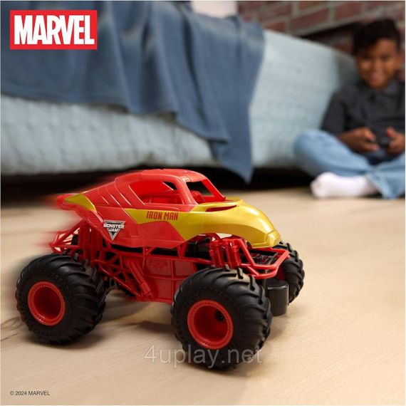 Монстр-трак на радіокеруванні Залізна людина Оригінал Monster Jam Marvel Iron Man RC Monster Truck | Зображення 2
