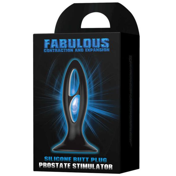 Анальна пробка з присоскою Fabulous Silicone, чорна Sex Aura | Зображення 6