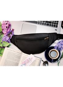 Поясна сумка бананка Sambag Soho BSH чорний 33 х 14 см (82111001)