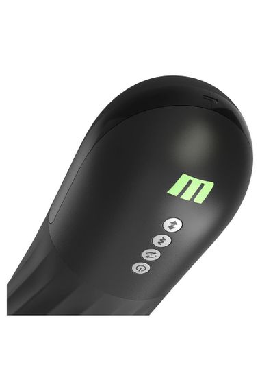 Вібромастурбатор у колбі автоматичний Blush M for Men з підігрівом, чорний, 33 см Sex Aura | Зображення 5