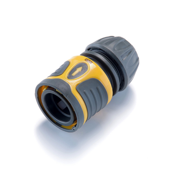 Конектор 1/2" швидкознімний для шланга 1/2" обгумований СИЛА