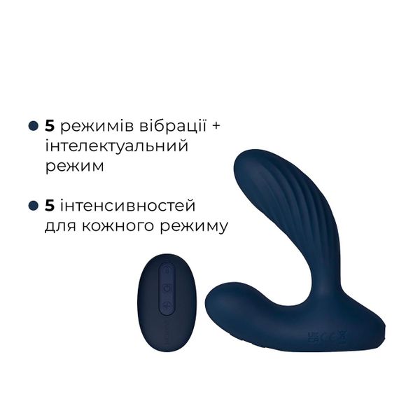 Интерактивный массажер простаты и вибратор точки G Svakom Vick Neo 2, подогрев, поворот ствола, пульт ДУ Sex Aura | Зображення 3