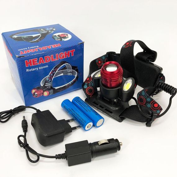 Потужний ліхтар на голову, Компактний налобний ліхтар для рятувальників на голову KM-58 | Зображення 9