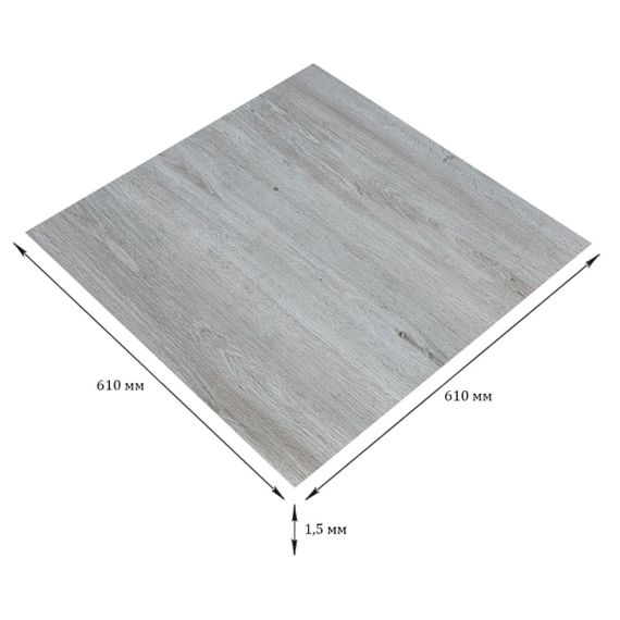 Самоклеюча LVT плитка 610х610х1.5мм SW-00003273 | Зображення 1