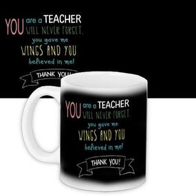 Чашка з принтом You are a teacher 330 мл (KR_SS014)