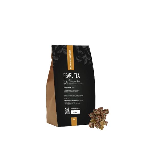Чай Шу Пуер пресований кубики 6 г Pearl Tea
