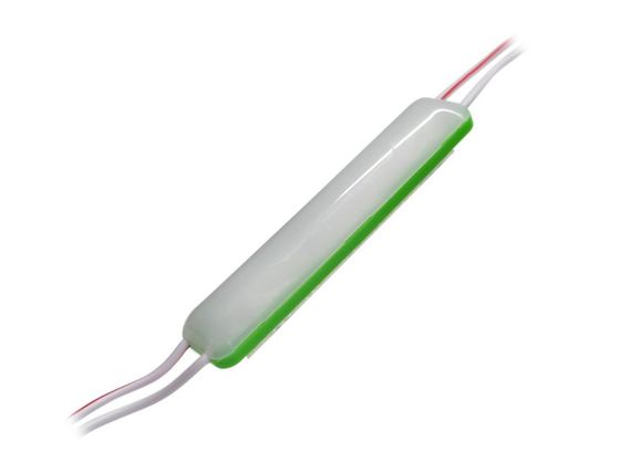 Светодиодный LED модуль 1 диод COB (75mm*15mm) 12V GREEN