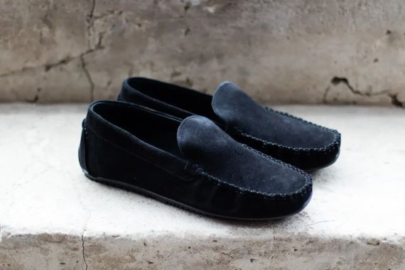 Супер зручні замшеві мокасини PS розмір 45 | Зображення 2