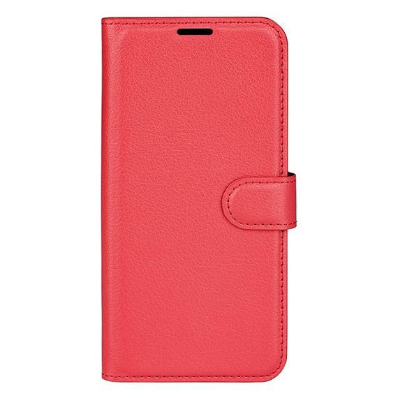 Чохол книжка з кишенями для карт на Oppo A38 колір Червоний | Зображення 5