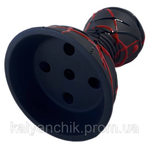 Чаша для Кальяна Gusto Bowls Killa bowl Glaze Red/Black | Зображення 1