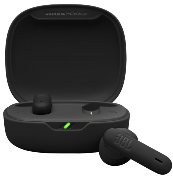 Гарнітура JBL WAVE FLEX 2 Black (JBLWFLEX2BLK)