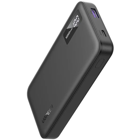УМБ Ugreen 10000mAh 20W PD,QC3.0 USB-A+USB-C Black (PB311) | Зображення 1