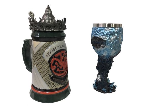 Подарочный набор Кружка Game Of Thrones House Targaryen Fire And Blood Игра Престолов и Бокал | Зображення 1
