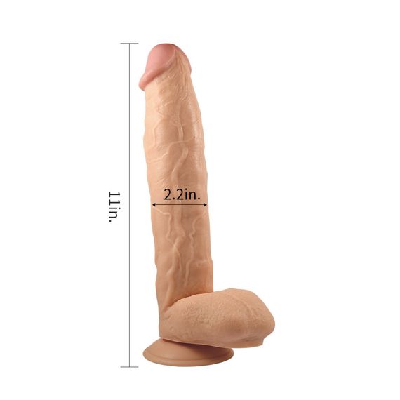 Фалоімітатор - King-Sized Realistic Dildo 11" Sex Aura | Зображення 1