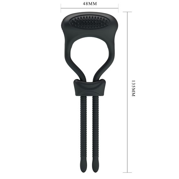 Ерекційна петля - Pretty Love Curitis Penis Loop Black sexstyle | Зображення 6