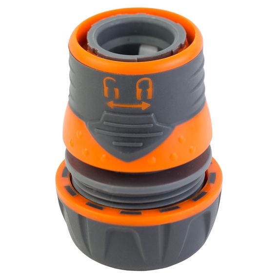 Конектор 1/2" Flora швидкознімний для шланга 3/4" з замком (ABS+TPR) (5015484) | Зображення 4