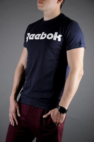 Футболка рибок синий M XL