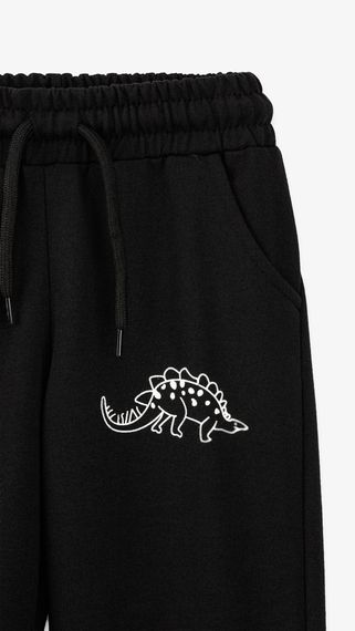 Спортивні штани однотонні для хлопчика Deniz 1724 110 см Чорний shop (2000999313899) | Зображення 1