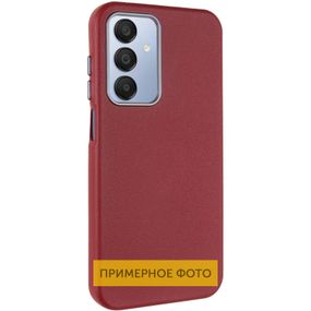 Шкіряний чохол Leather Case Metal Buttons для Samsung Galaxy S25 Ultra Red