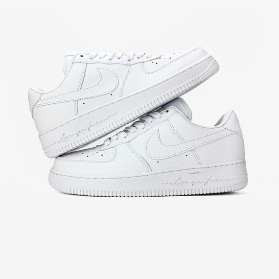 Кросівки демісезонні Nike Air Force матеріал шкіра колір білий | Зображення 2