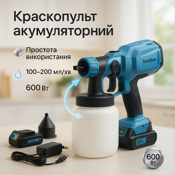 Фарбо пульт Krafftec, Акумуляторний електричний фарбопульт, Фарбопульт для будинку CQ-88