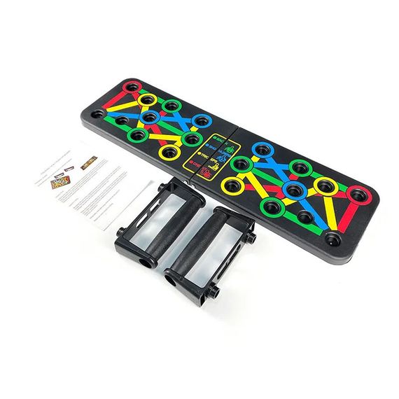 Опоры для отжимания от пола, Опоры для отжима пластиковые, Тренажер для отжимания упоры доска | Зображення 8