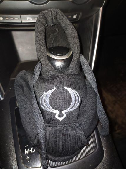 Чохол кофта Худі аксесуар на КПП  Car Hoodie SsangYong санг йонг чорний подарунок автомобілісту 10070