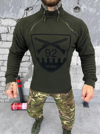 Тактическая флисовка MOTARO  92 ОШБр oliva ВТ6392