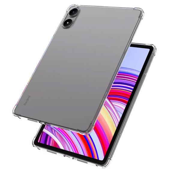 Силиконовый чехол бампер Primolux Silicone для планшета Xiaomi Redmi Pad Pro 12.1 / Poco Pad 12.1" - Clear | Зображення 2