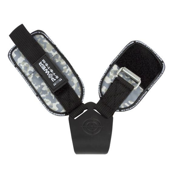 Гаки для тяги на зап'ястя Power System PS-3370 Hooks Camo Black/Grey L | Зображення 2