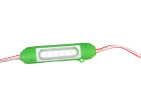 Светодиодный модуль 12V 1.6W SMD 2835 GREEN IP65 (BY-01/6)