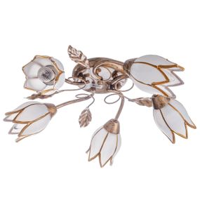 Люстра потолочная флористика E14 60W G (LK-207S/5)
