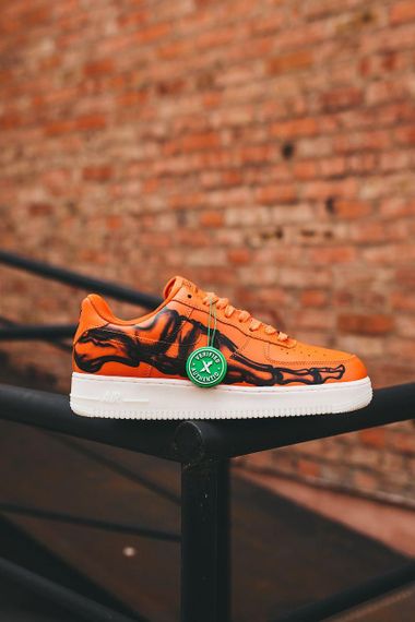 Кросівки чоловічі N-ike Air Force 1 Skeleton Orange 42 26.5 см