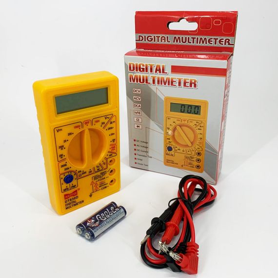 Компактный мультиметр для электротехников, Мультиметр с защитой тестер сопротивления EK-75