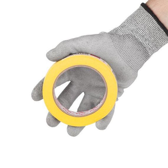 Стрічка малярська 19 мм, 40 м, жовта INTERTOOL DM-1940 | Зображення 2