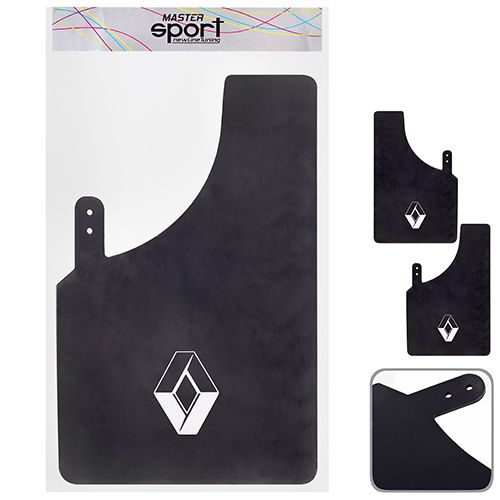 Бризковики "Sport Master" XL 230*375 RENAULT універсальні гумові (2 шт.) | Зображення 4