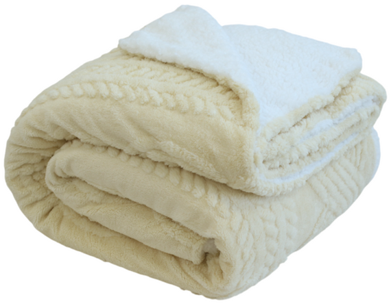 Плед-Ковдра Soho 200х220 см Colos Ivory | Зображення 1