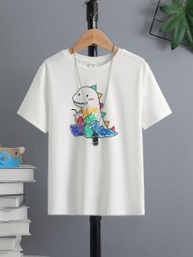 Футболка чоловіча з принтом повсякденна L Білий